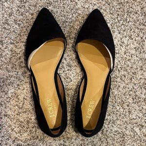J. Crew Women's Black Pointed Flats